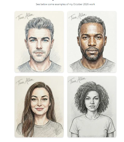 Examples of soulmate sketch artwork