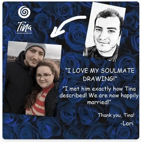 Supplied Tina Aldea promotional portrait comparison attributed to Lori; unverified example